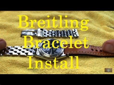 how to change breitling watch band